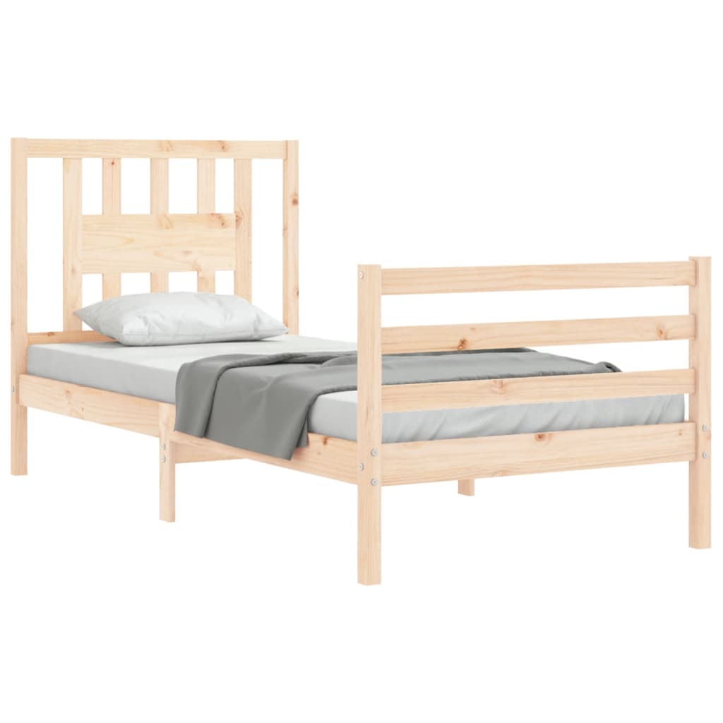 Bed Frame Without Mattress Solid Wood