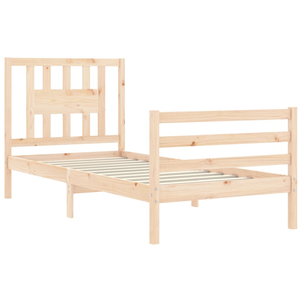 Bed Frame Without Mattress Solid Wood