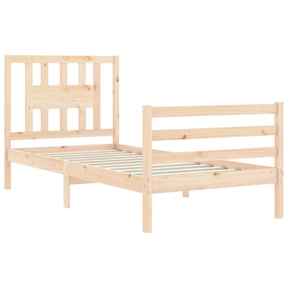 Bed Frame Without Mattress Solid Wood