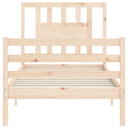 Bed Frame Without Mattress Solid Wood