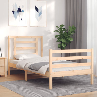 Bed Frame Without Mattress Solid Wood