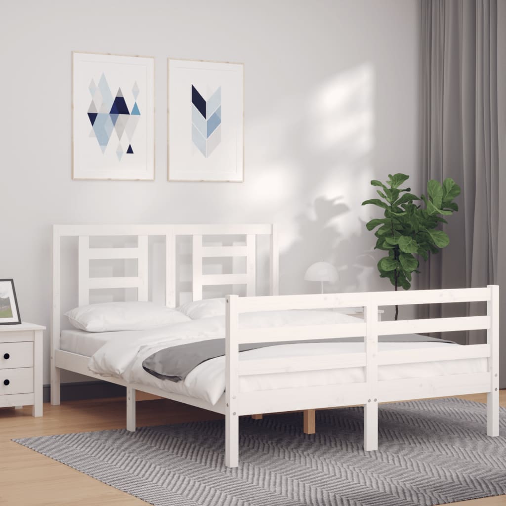 Bed Frame Without Mattress Solid Wood