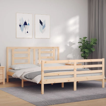 Bed Frame Without Mattress Solid Wood