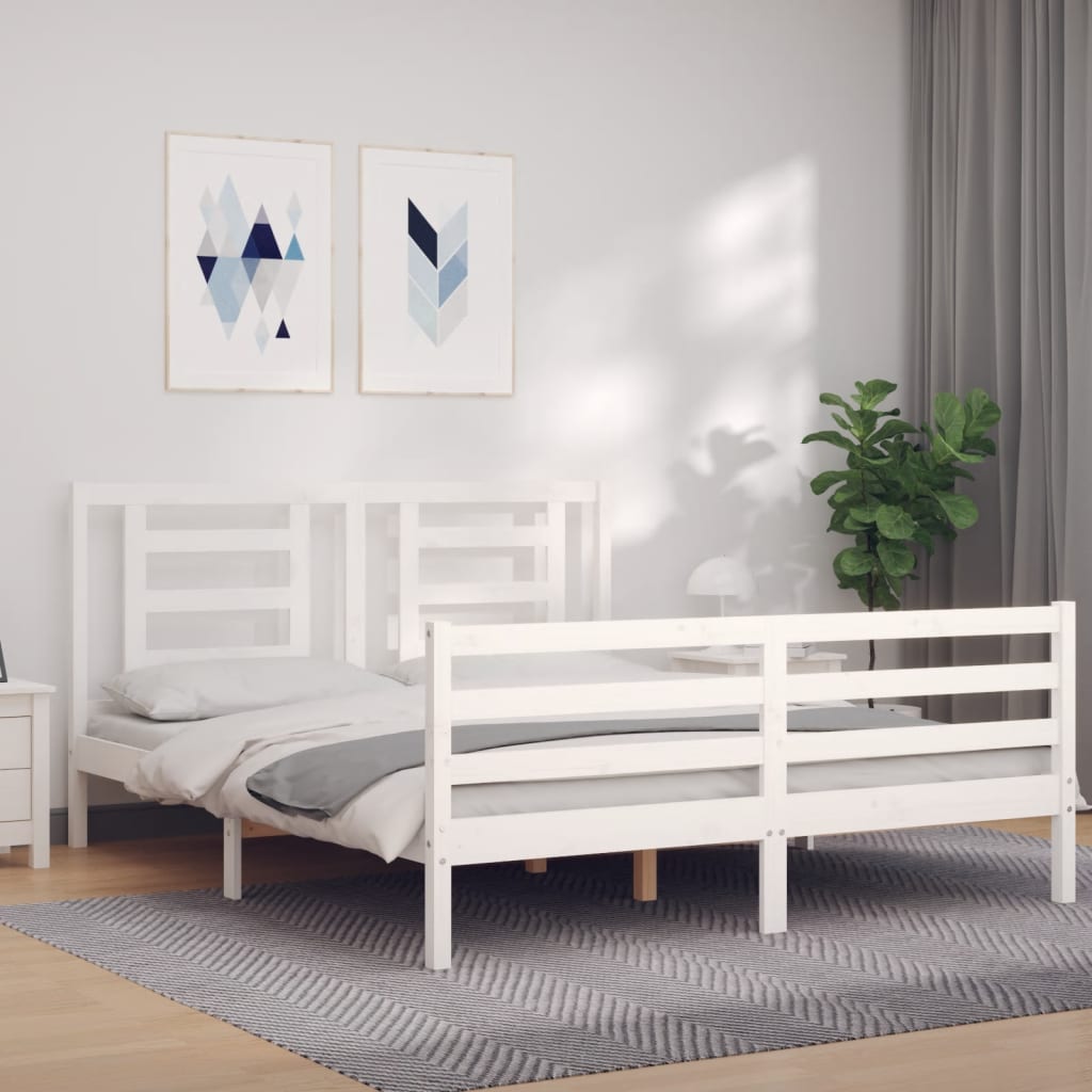 Bed Frame Without Mattress Solid Wood