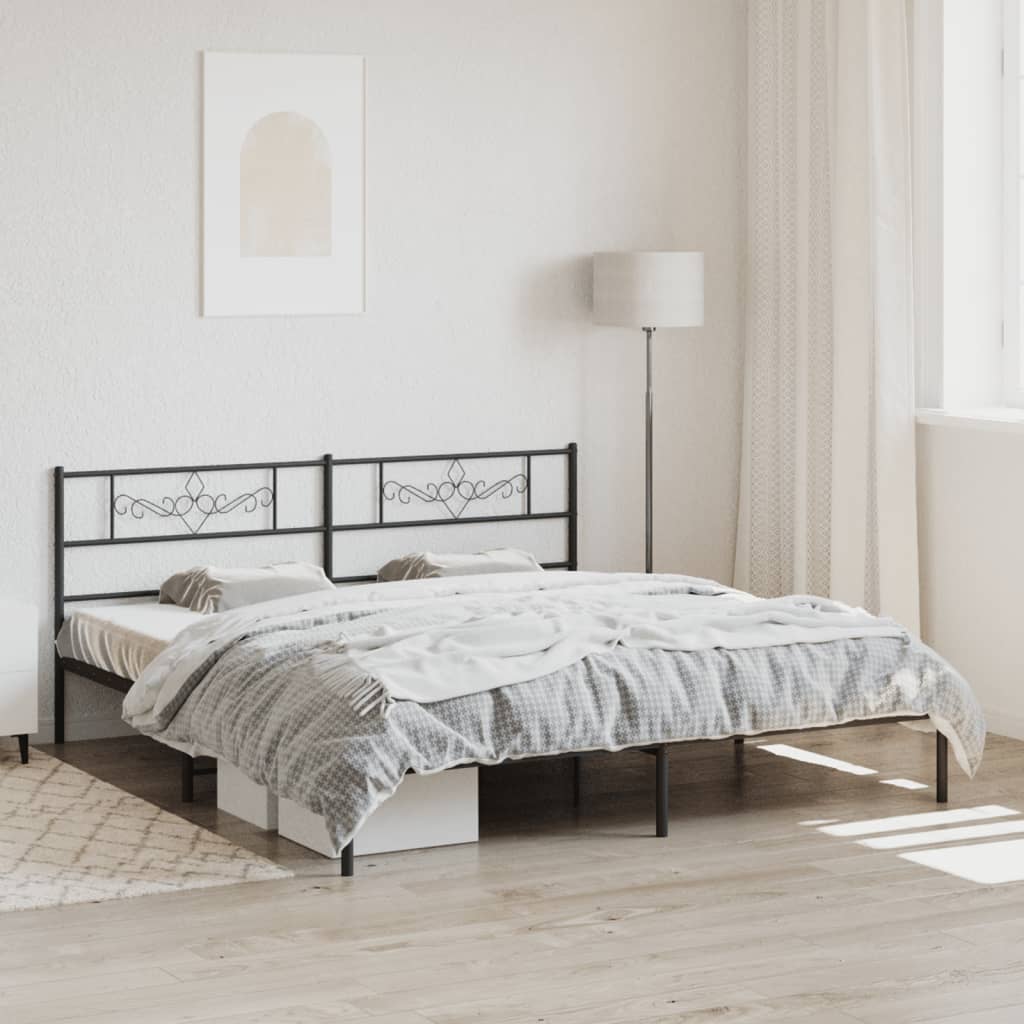 Metal Bed Frame Without Mattress