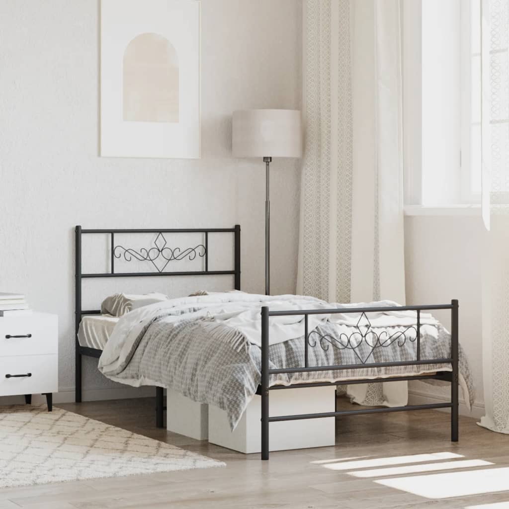 Metal Bed Frame Without Mattress