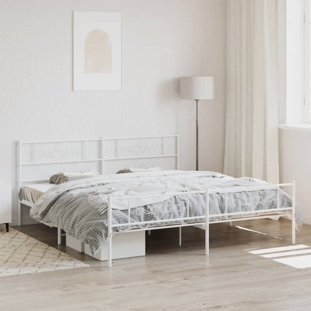 Metal Bed Frame Without Mattress