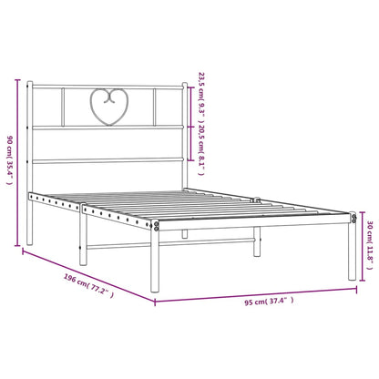 Metal Bed Frame Without Mattress