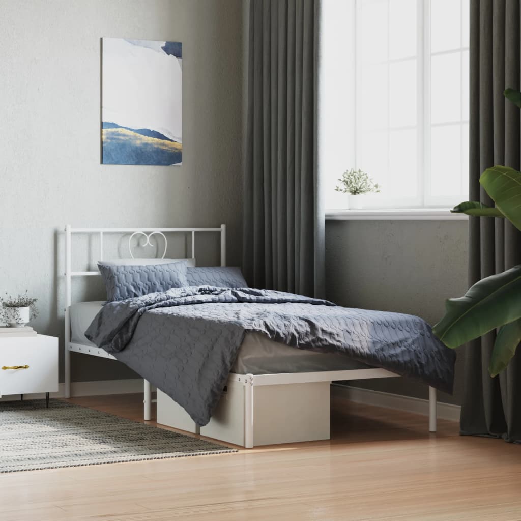Metal Bed Frame Without Mattress
