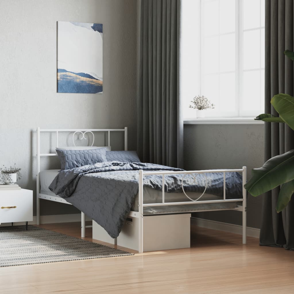Metal Bed Frame Without Mattress
