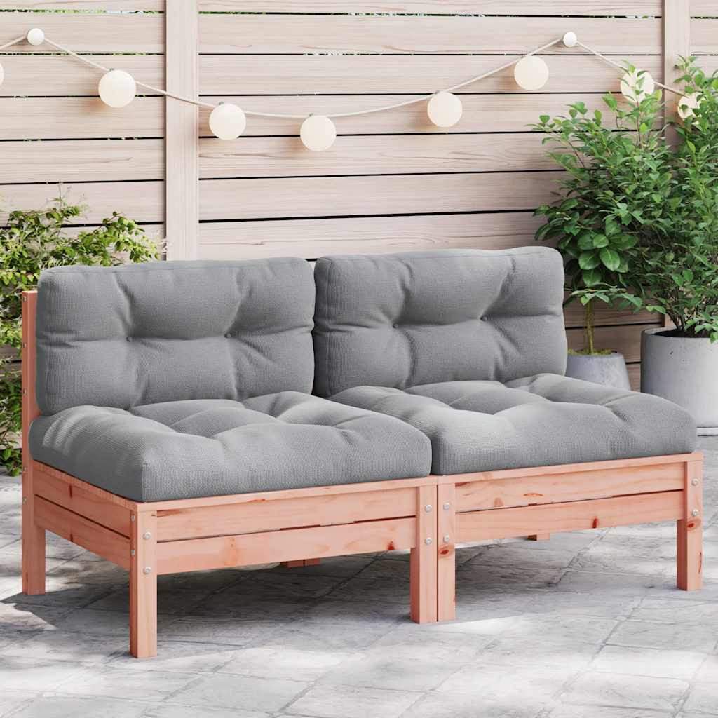 3 Piece Garden Lounge Set With Cream Cushions Solid Pinewood