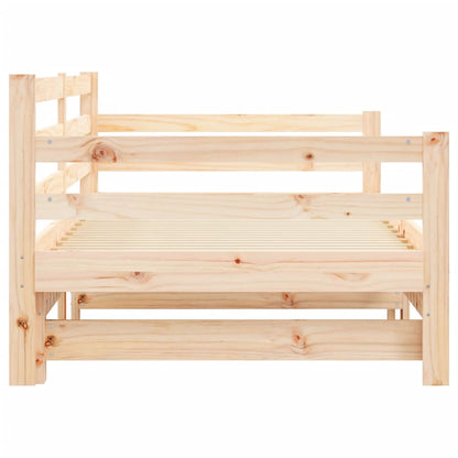 Daybed With Trundle Without Mattress Solid Wood
