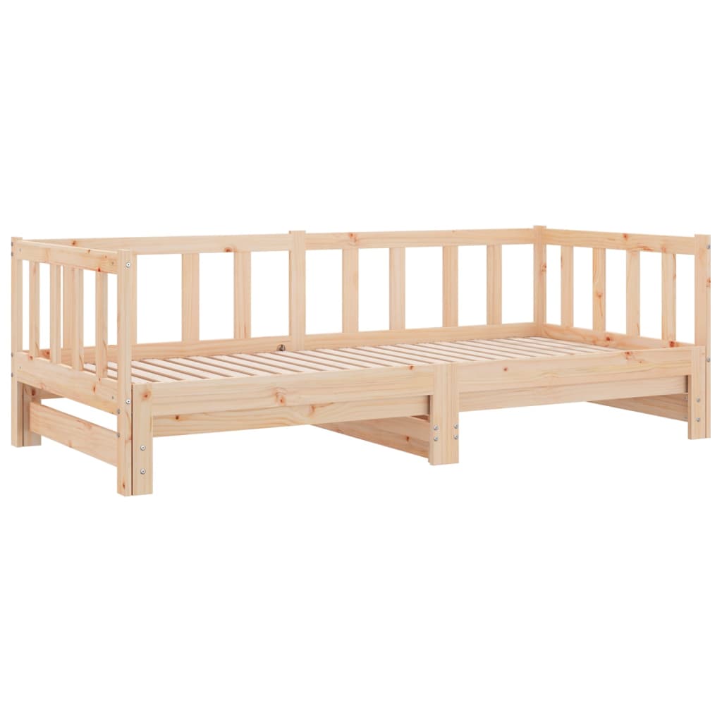 Day Bed With Trundle Without Mattress Solid Wood