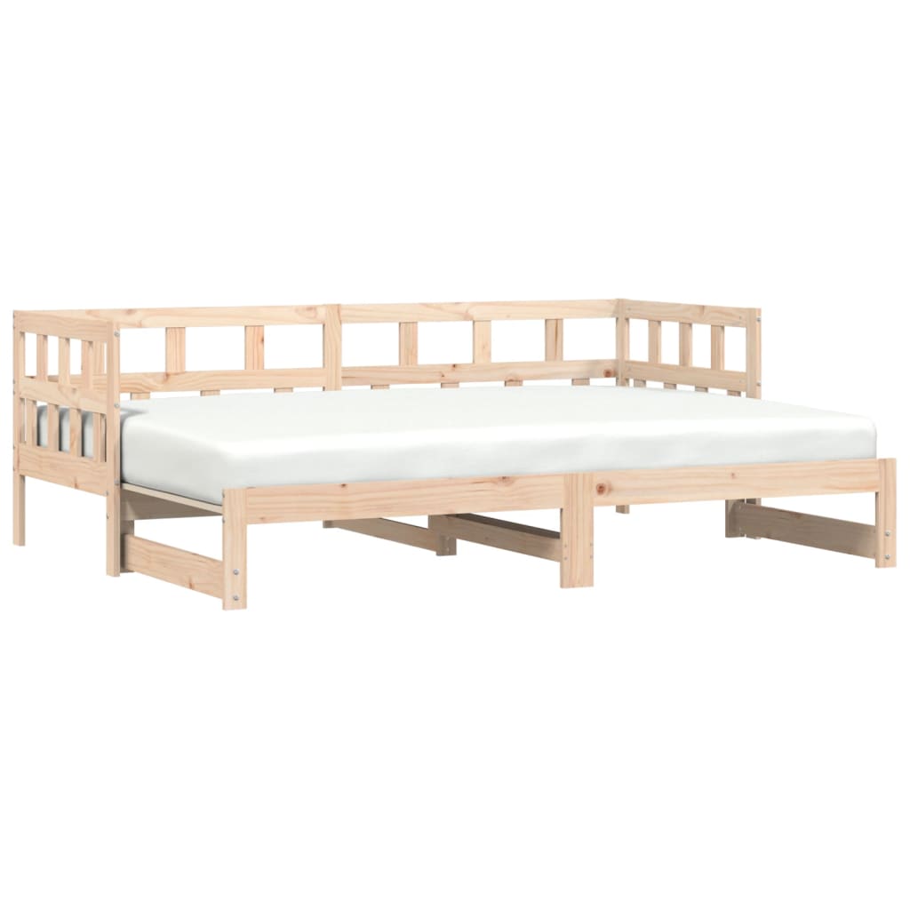 Daybed With Trundle Without Mattress Solid Wood