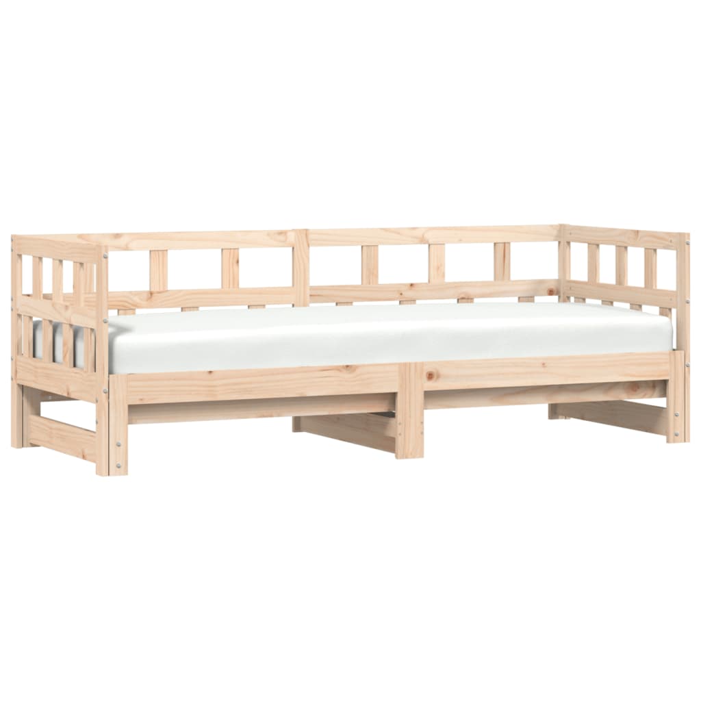 Daybed With Trundle Without Mattress Solid Wood