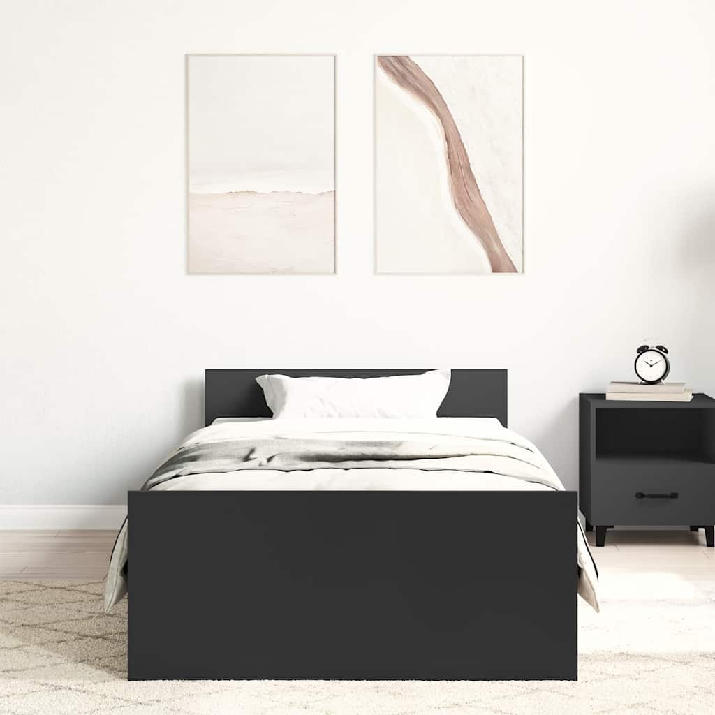 Bed Frame Without Mattress Engineered Wood