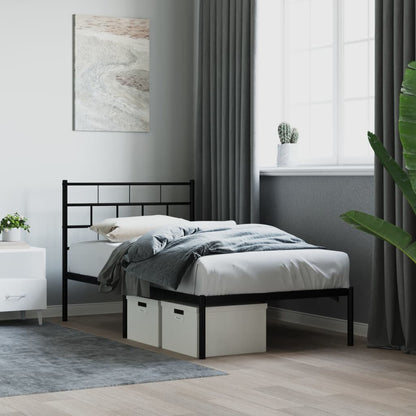 Metal Bed Frame Without Mattress 183X203 Cm King