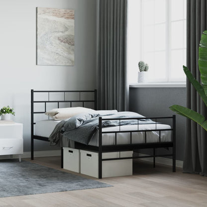 Metal Bed Frame Without Mattress 183X203 Cm King