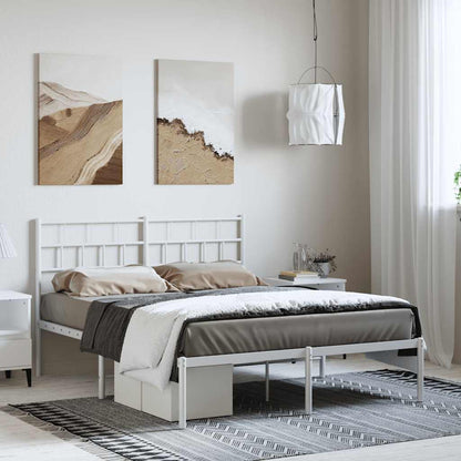 Metal Bed Frame Without Mattress 183X203 Cm King