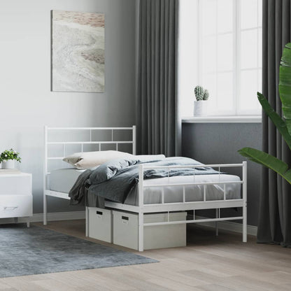 Metal Bed Frame Without Mattress 183X203 Cm King