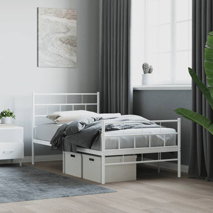 Metal Bed Frame Without Mattress 183X203 Cm King