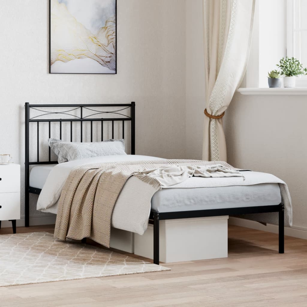 Metal Bed Frame Without Mattress