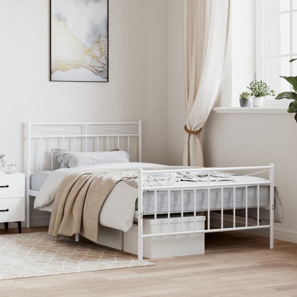 Metal Bed Frame Without Mattress