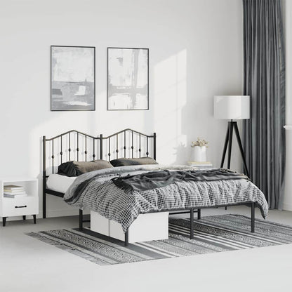 Metal Bed Frame Without Mattress 183X203 Cm King