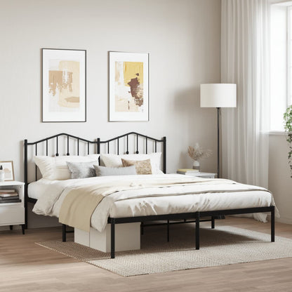 Metal Bed Frame Without Mattress 183X203 Cm King