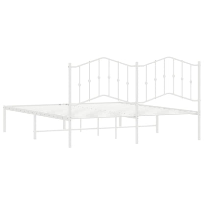 Metal Bed Frame Without Mattress 183X203 Cm King