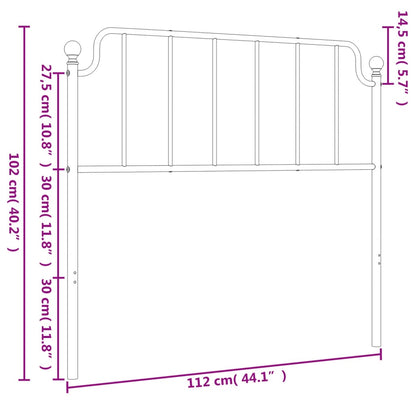 Metal Headboard King Single