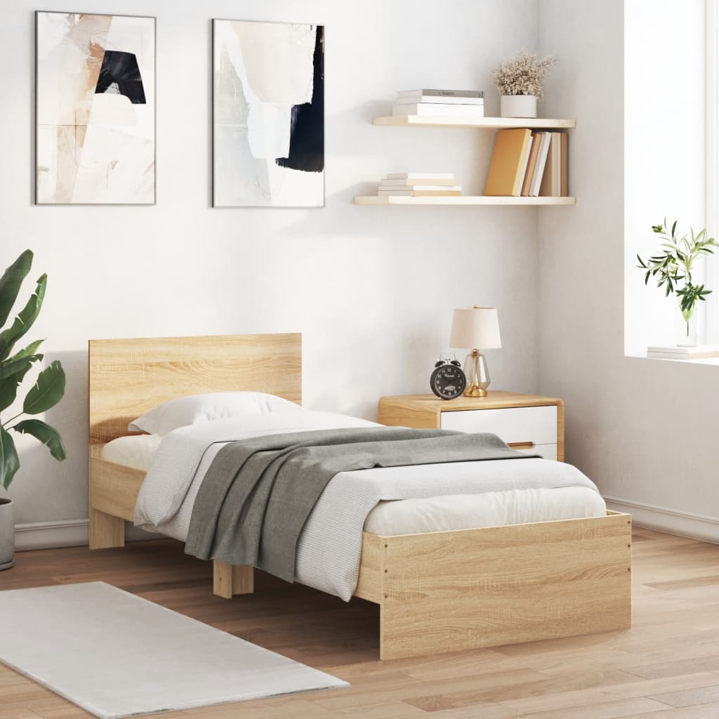 Bed Frame Without Mattress With Led Lights