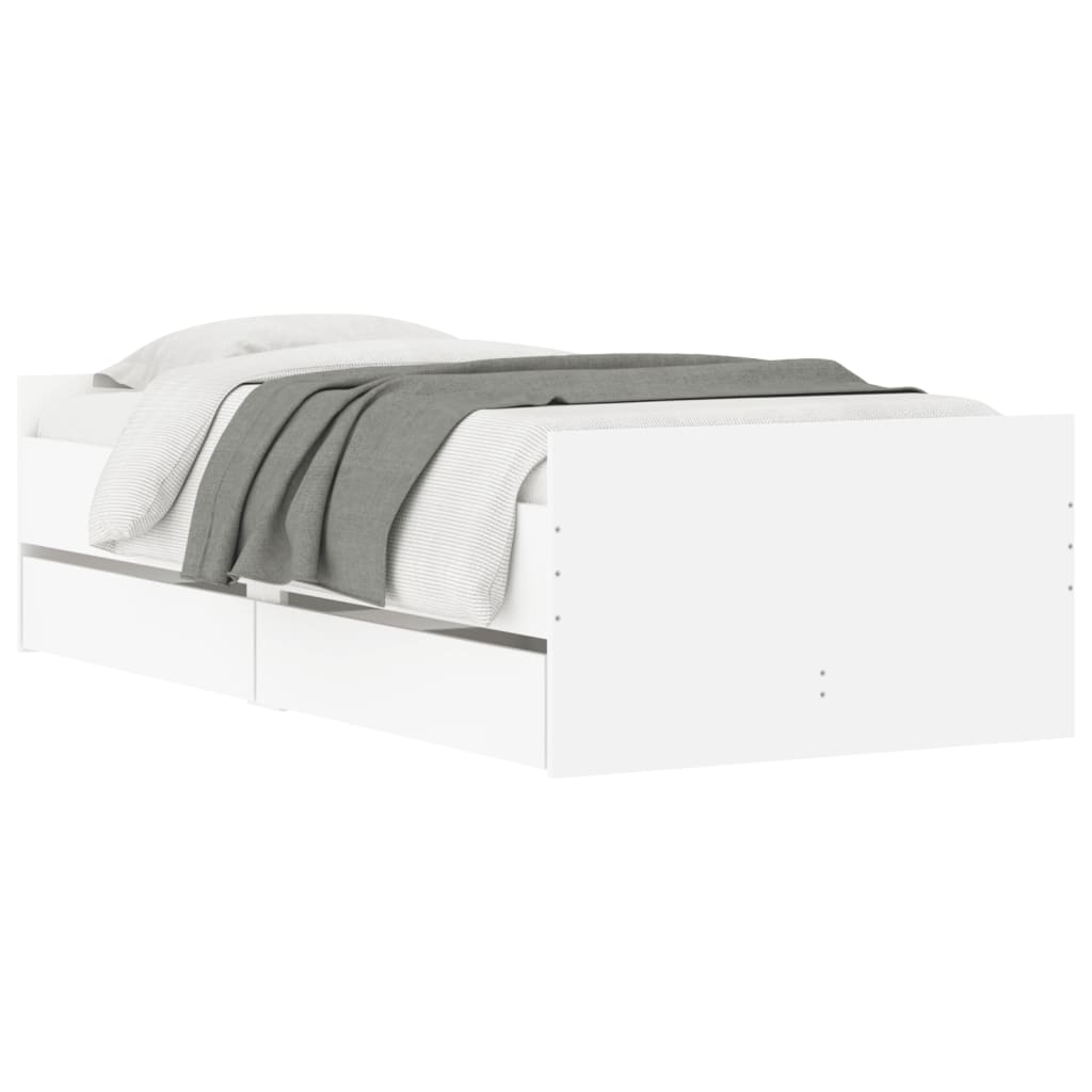 Bed Frame With Drawers Without Mattress