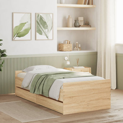 Bed Frame With Drawers Without Mattress