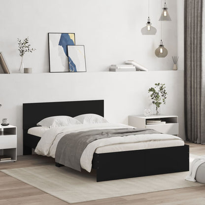 Bed Frame Without Mattress With Led Lights