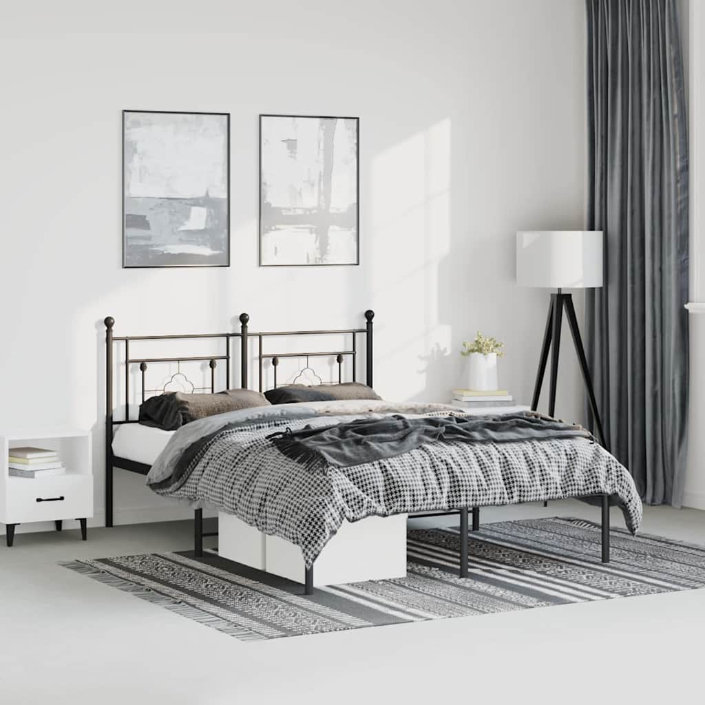 Metal Bed Frame Without Mattress King Single