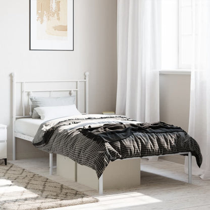 Metal Bed Frame Without Mattress King Single