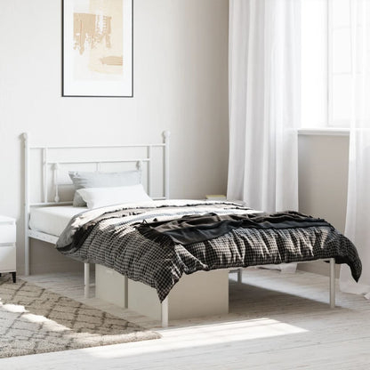 Metal Bed Frame Without Mattress King Single