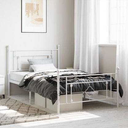 Metal Bed Frame Without Mattress King Single
