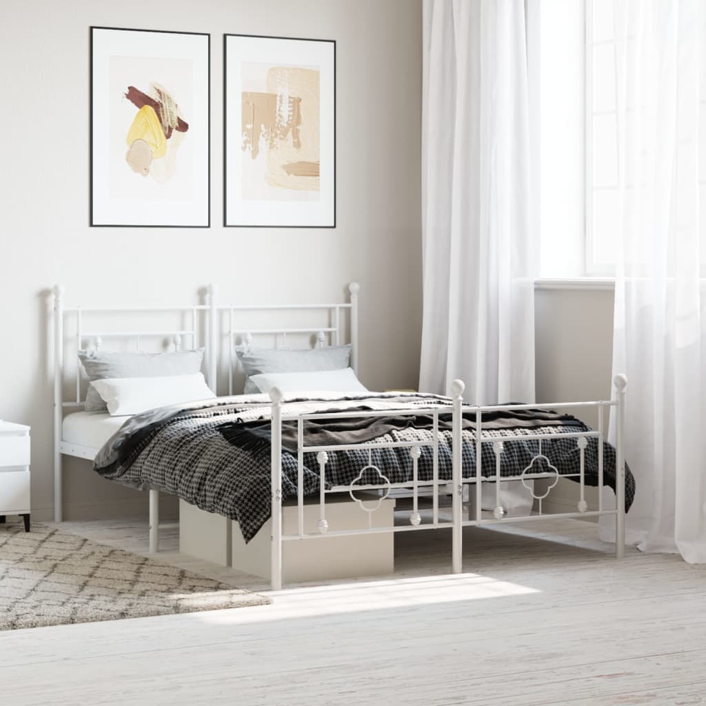 Metal Bed Frame Without Mattress King Single
