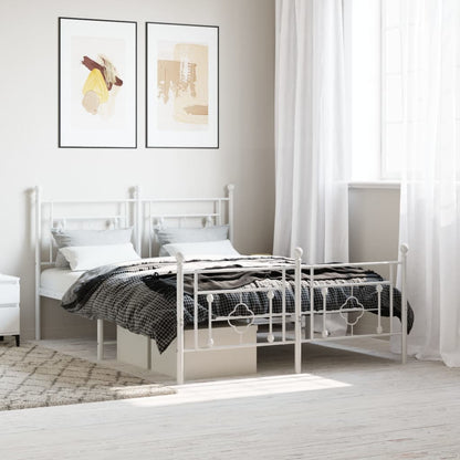 Metal Bed Frame Without Mattress King Single