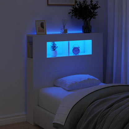 Led Headboard 100 Cm Engineered Wood