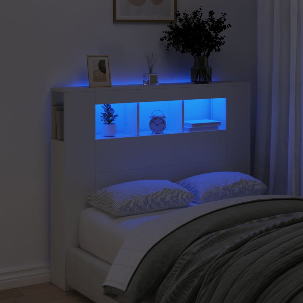 Led Headboard 100 Cm Engineered Wood