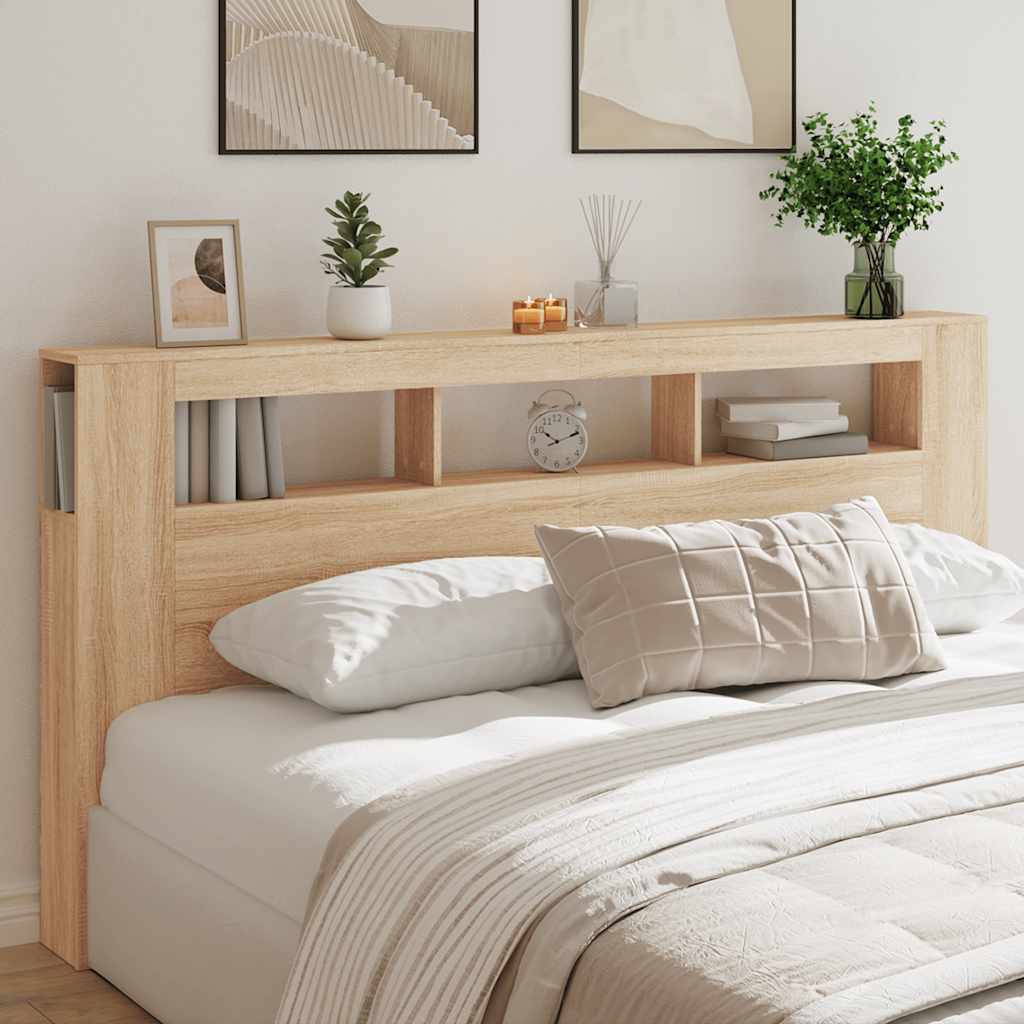 Led Headboard 100 Cm Engineered Wood