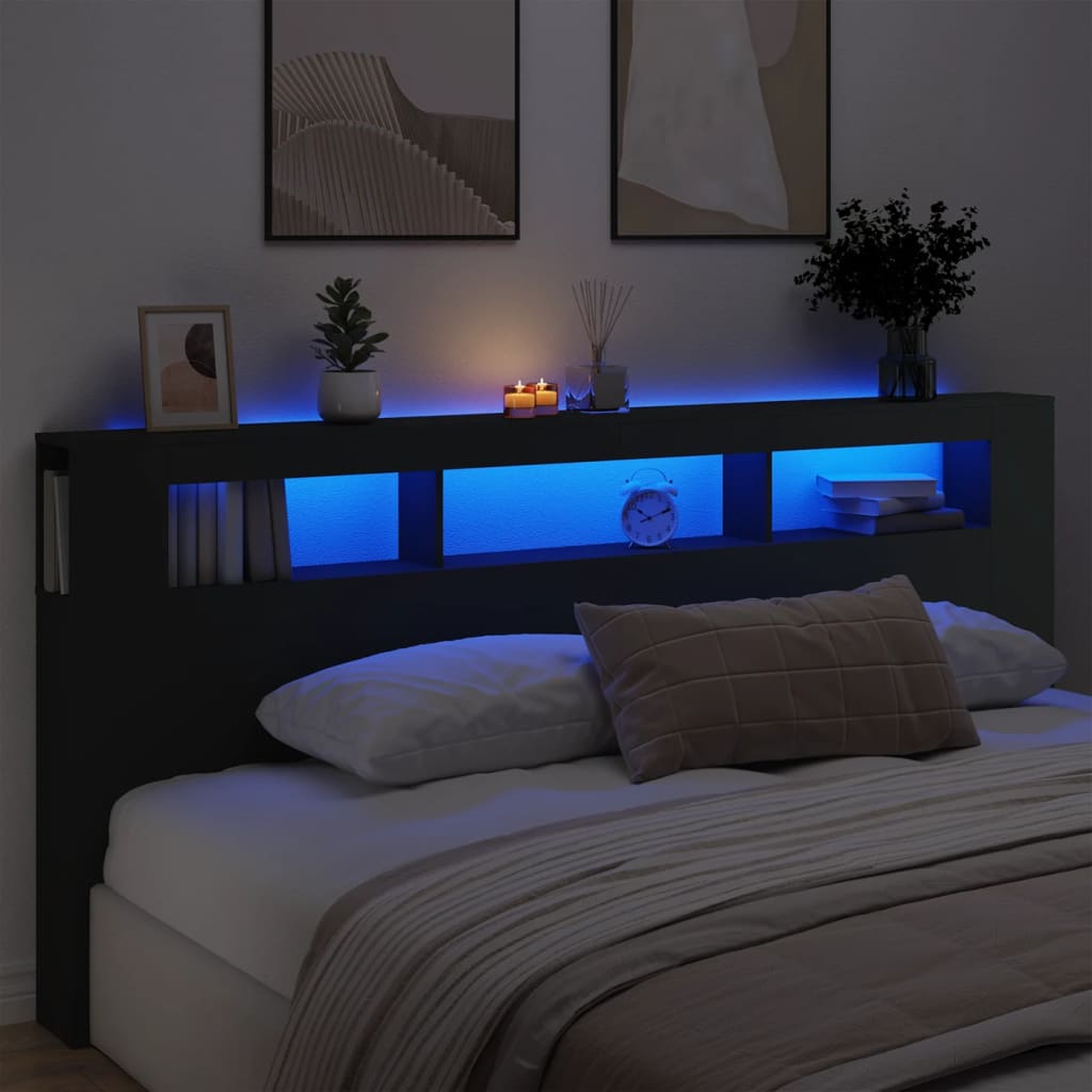 Led Headboard 100 Cm Engineered Wood