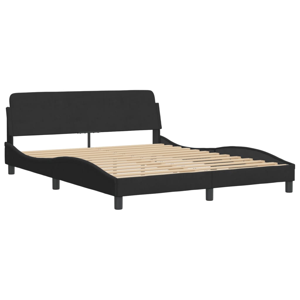 Bed Frame &quot;Dover&quot; Queen Velvet