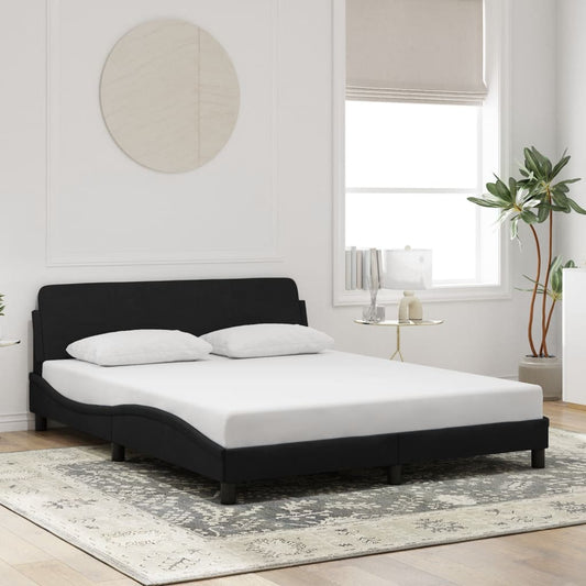 Bed Frame &quot;Dover&quot; Queen Velvet