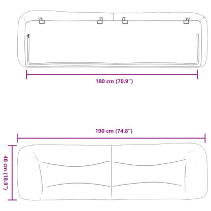 Headboard Cushion &quot;Hvar&quot; Fabric