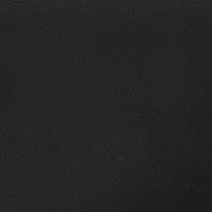 Headboard Cushion &quot;Zadar&quot; Black 152 Cm Queen Faux Leather