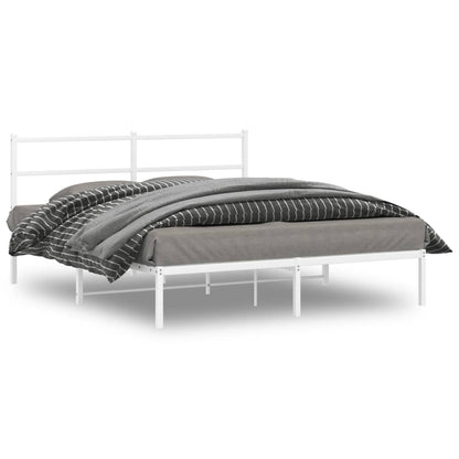 Metal Bed Frame Without Mattress